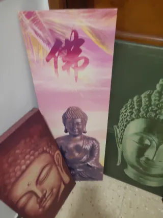 5 Cuadros Buda Diferentes Tamaños