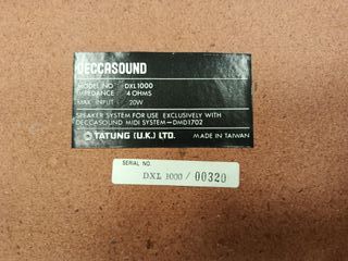 ALTAVOCES DECCASOUND MIDI SERIES 1000