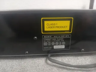 Lector CD Sony CDP-M75 Negro