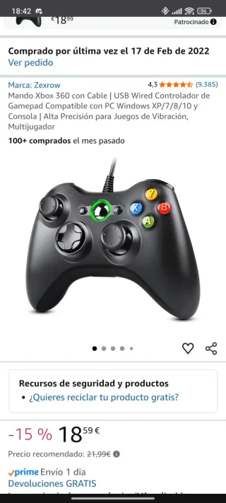 Mando Xbox / PC