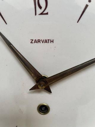 OROLOGIO VINTAGE CERAMICA ZARWATH PARETE MECCANICO