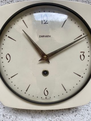 OROLOGIO VINTAGE CERAMICA ZARWATH PARETE MECCANICO