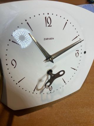 OROLOGIO VINTAGE CERAMICA ZARWATH PARETE MECCANICO