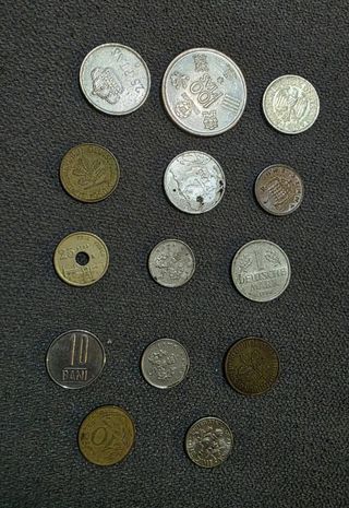 Lote de monedas antiguas