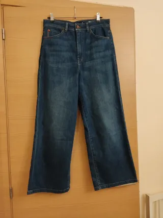 Pantalón ancho Salsa azul