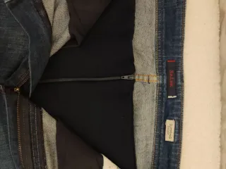 Pantalón ancho Salsa azul