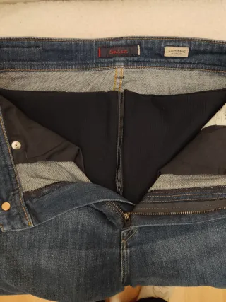 Pantalón ancho Salsa azul