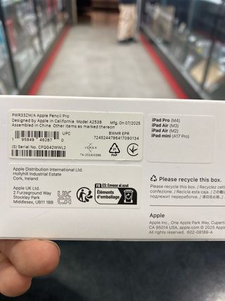 Apple Pencil Pro Blanco