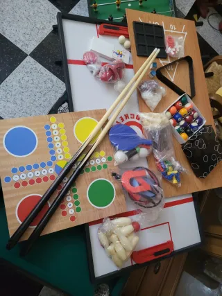 Futbolín 12 juegos en 1