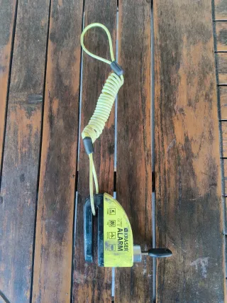 Candado disco con alarma