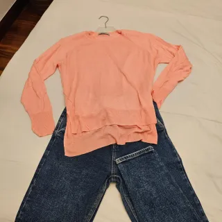 Camiseta Zara Rosa Talla M