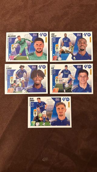 Cromos Panini Real Oviedo