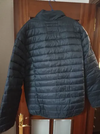 Anorak acolchado azul marino