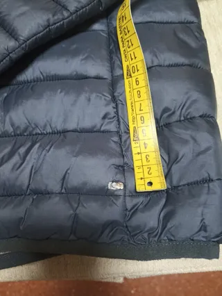 Anorak acolchado azul marino