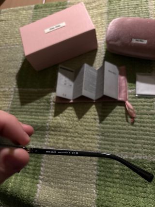 Occhiali da vista neri Miu Miu