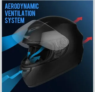 Casco Moto Integral Favoto Negro