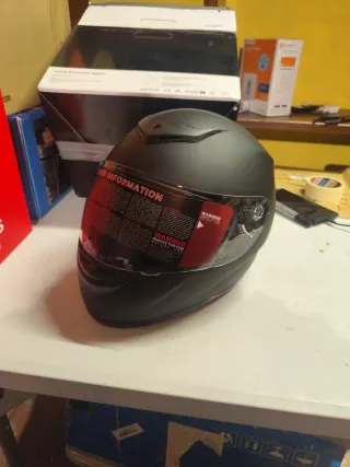 Casco Moto Integral Favoto Negro