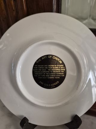 Juego de 2 platos decorativos japoneses