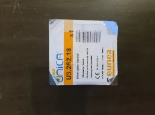 Interruptor Bipolar Eunea U3.262.18 Blanco