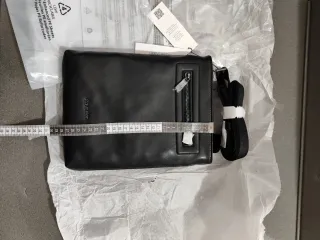 Calvin Klein borsello originale black pelle Nuovo