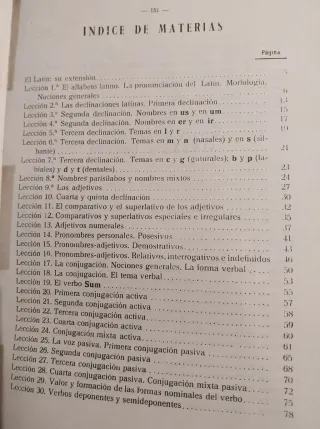 Libros "Método de Latin" y "Gramática Latina" 1962
