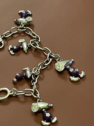 Bracciale anni 60 smaltato placcato argento