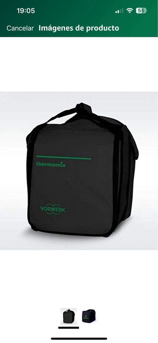 Bolsa Mochila Thermomix TM6 Vorwerk Negra Nueva