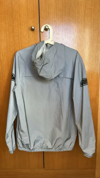 Cortavientos Ellesse Gris y Negro