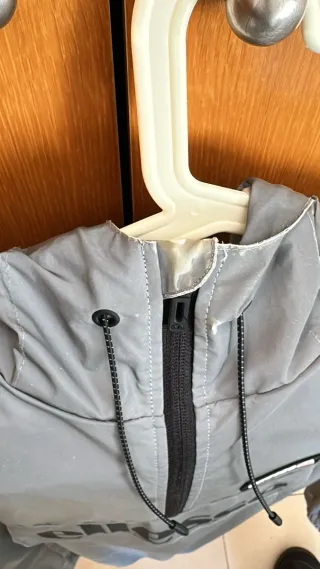 Cortavientos Ellesse Gris y Negro