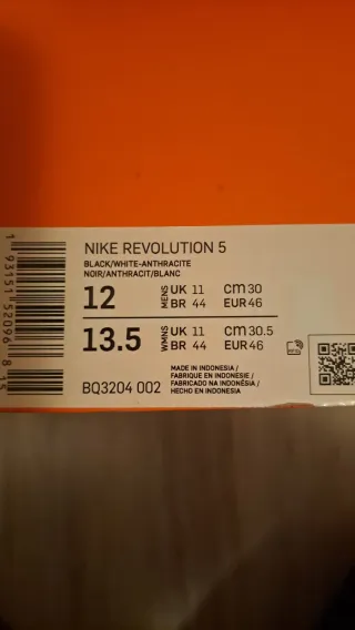 Zapatillas Nike Revolution Negras