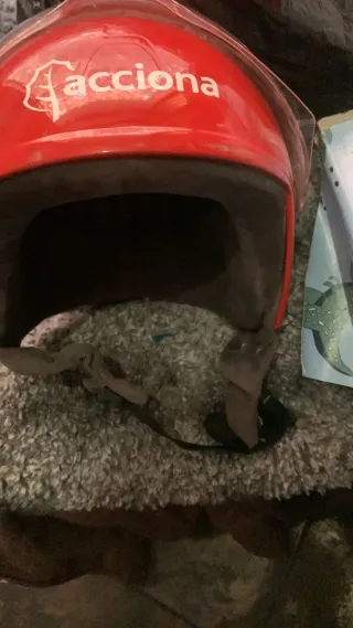 Casco de moto con visera Acciona talla L