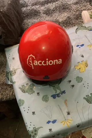 Casco de moto con visera Acciona talla L