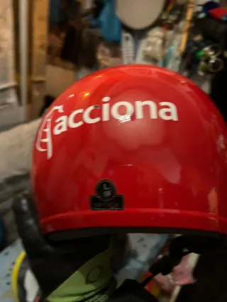 Casco de moto con visera Acciona talla L
