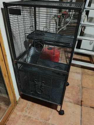 Jaula para mascotas (hámster, hurón, rata)