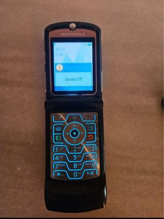 Motorola Razr V3 Libero Nero/Argento