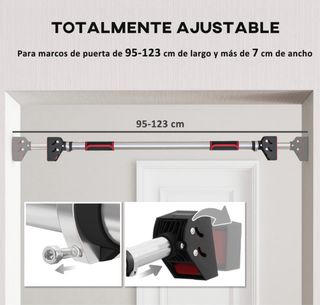 Barra de dominadas ajustable