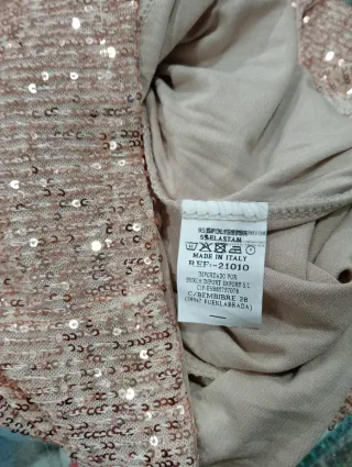 Mono lentejuelas fiesta  oro