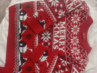 Lote jerseys chalecos Navidad adulto y niño