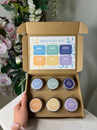 Discovery Box candele soy wax fatte a mano