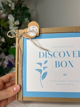 Discovery Box candele soy wax fatte a mano