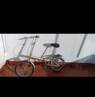 Bicicleta Plegable Beach Club Dorada