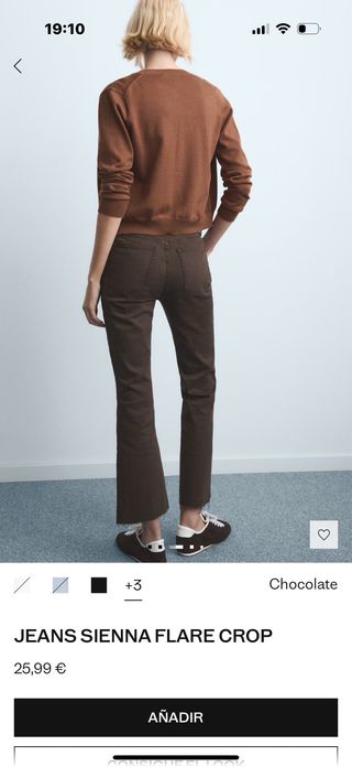 Jeans MNG Marrones Talla 40