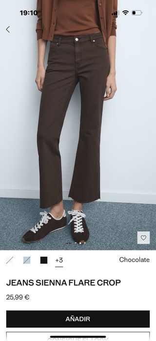 Jeans MNG Marrones Talla 40