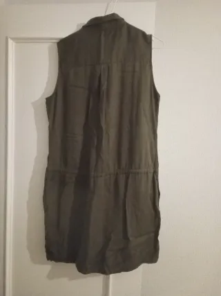 Vestido verde caqui talla L
