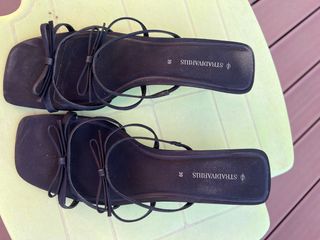 Sandalias Stradivarius Negras Talla 39