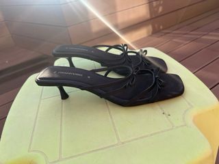 Sandalias Stradivarius Negras Talla 39