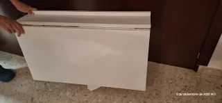 Mesa escritorio abatible blanca