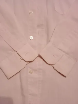 Camisa clásica niño rosa