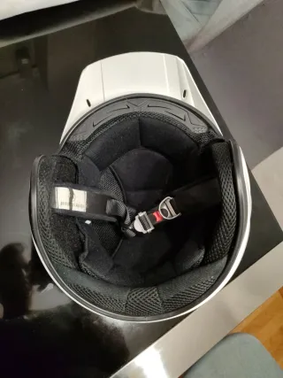 Casco Moto Trial/Quad Blanco talla L