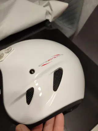 Casco Moto Trial/Quad Blanco talla L